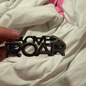 Katy Perry Collections Black ROAR Logo Bracelet